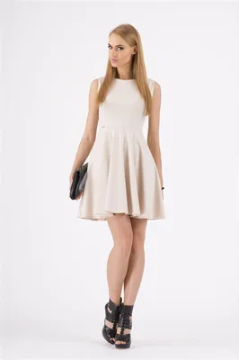Produktbild von Kleid Klassisches Minikleid; Beige L/40
