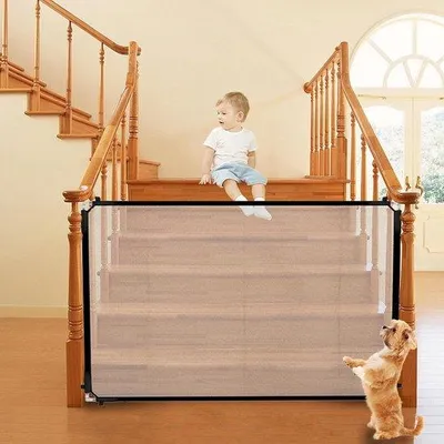 Productafbeelding van Famanu traphek, 120x92 cm - opvouwbaar, geschikt voor kinderen en huisdieren