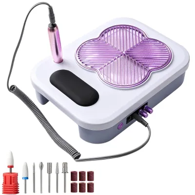 3-in-1 Nagelstaubsauger mit Feile und UV-Lampe, 120 W