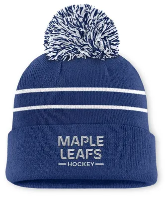 Produktbild von Damen Wintermütze Toronto Maple Leafs NHL Authentic Pro W/Cap Cuffed Pom Beanie