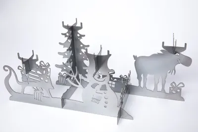Produktbild von Edelstahl Adventskranz mit Teelichthalter