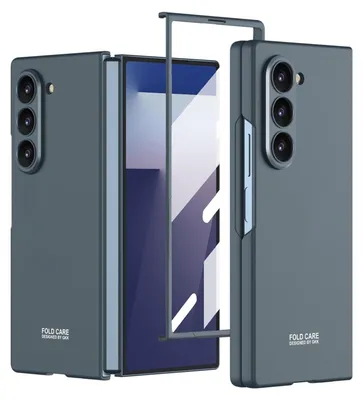 Produktbild von Für Samsung Galaxy Z Fold7 5G GKK Integrierte Ultra dünne Schutz Hülle Grün