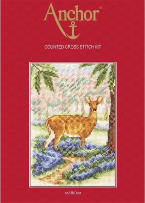 Produktbild von Anchor Kreuzstich-Set "Hirsch", Zählmuster