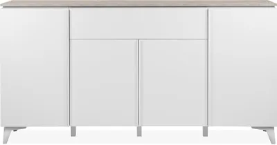 Zdjęcie produktu dla Komoda 4-drzwiowa z 1 szufladą, szerokość 177 cm - BERTRIX