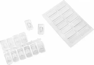 Produktbild von 3 Mini-Klebehaken 12 Stück. Inofix.