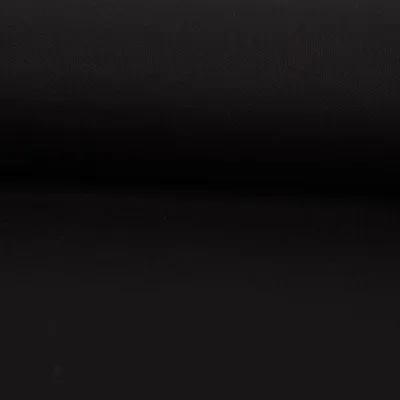 Produktbild von Viskose Stoff Meterware Piqué Doppelgewebe uni Schwarz 150cm