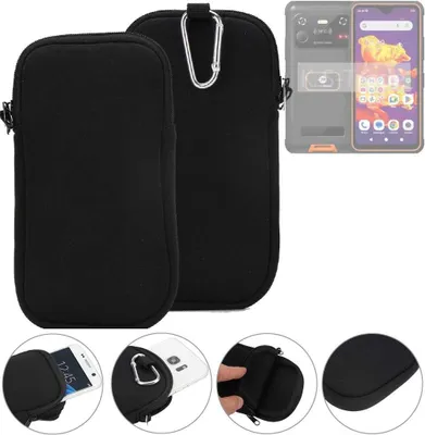 Produktbild von K-S-Trade Neopren-Hülle Handyhülle kompatibel mit Phonemax R4GT Schutzhülle Neoprenhülle Sleeve Schutz-Hülle Gürtel Tasche Case Holster