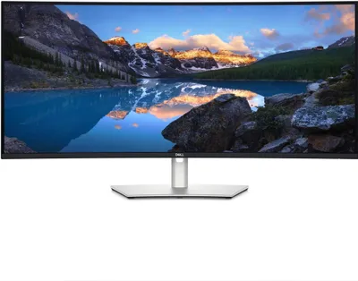 Produktbild von DELL UltraSharp U4025QW Monitor PC Curvo 40" 5K Ultra HD 120Hz IPS Thunderbolt Argento