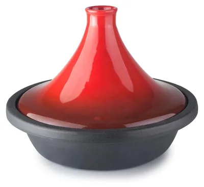 Immagine prodotto di Tajine in ghisa con coperchio in ceramica - Ø 27 cm - Adatta a induzione