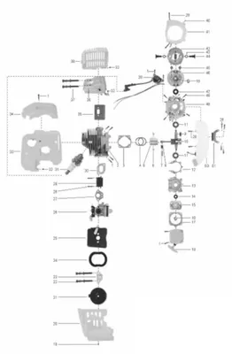 Produktbild von MATRIX Ersatzteil Innensechskantschraube Luftfilter für Motorsense MBMS 1250