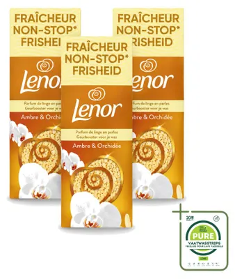 Produktbild von 3 x Lenor Geurperlen Goldene Orchidee - 570 g - Großpackung - 3 Stücke