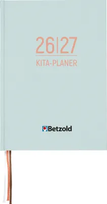 Produktbild von Betzold Kita-Planer, Hardcover, DIN A4 plus, Kindergartenjahr: 2026/2027