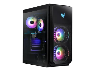 Image de Ordinateur de bureau pour le jeu Acer Predator PO5-640 PO5-64 - Intel Core i7 12. Gen. i7-12700F - 16 Go - 1 TB SSD - Windows 11 Home 64-bit - NVIDIA GeForce RTX 3070 8 Go - IEEE 802.11ax - 800 W