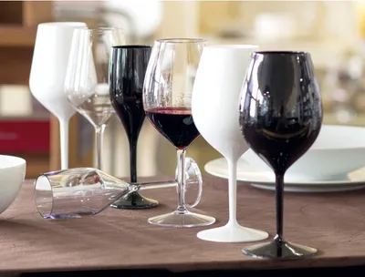Produktbild von Sektglas Kunststoff, Inhalt: 0,15 Liter, transparent
