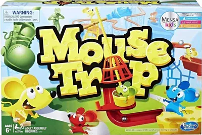 Obrázek produktu pro Stolní hra Mouse Trap od Hasbro – klasická rodinná hra – hra na obratnost