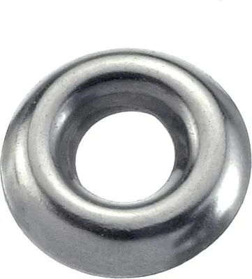 Produktbild von Connex Schraubenrosetten 16 x 6 mm - 30 Stück Edelstahl