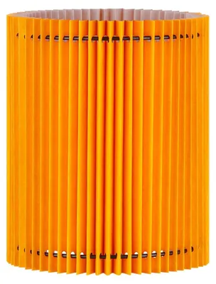 Papier-Lampenschirm Zylinder Orange ø20 x 24 cm E27
