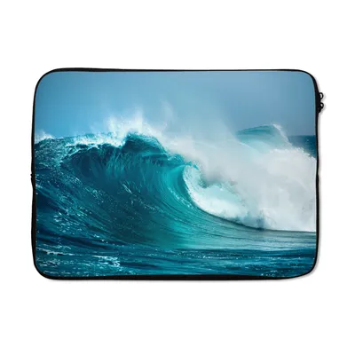 Obrázek produktu pro Pouzdro na notebook 14 palců Oceán - Vlna - Modrá Brašna na notebook