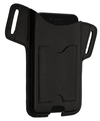 Produktbild von kwmobile Gürteltasche Hülle kompatibel mit XL - 6,7/6,8" Handys mit Gürtelclip - 17,2 x 8,4 cm Kunstleder Gürtel Case mit Gürtelschlaufe - in Schwarz