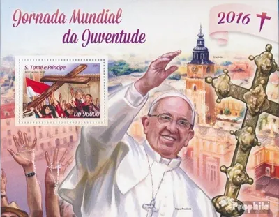 Produktbild von Briefmarken Sao Tome e Principe 2016 Mi Block 1211 (kompl. Ausgabe) postfrisch Weltjugendtag