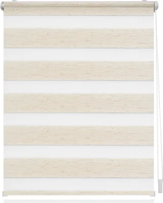 Produktbild von Lichtblick Duo Rollo Klemmfix, ohne Bohren Natur, 60 cm, 60 cm x 150 cm (B x L) KDR.060.150.20