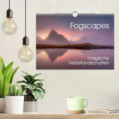 Produktbild von Fogscapes - magische Nebellandschaften (Wandkalender 2026 DIN A4 quer), CALVENDO Monatskalender