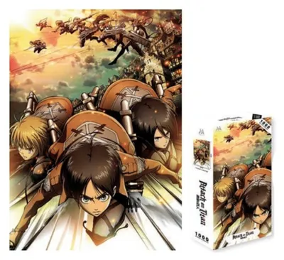 Zdjęcie produktu dla "Attack on Titan: Puzzle, 1000 elementów."