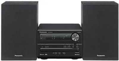 Zdjęcie produktu dla Panasonic SC-PM254EG-K, System micro domowego audio, Czarny, 1-drożny, DAB+, Prąd przemienny, 0,2 W
