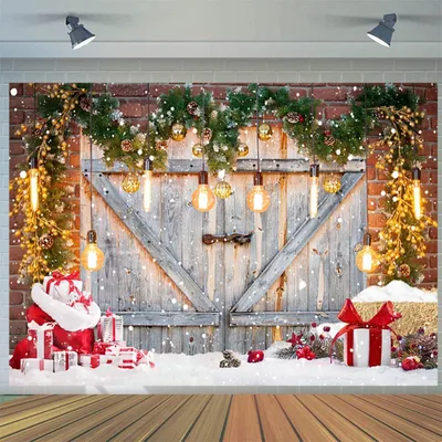 Produktbild von Solidchoice – Weihnachtlicher Fotohintergrund, 3 x 2 Meter