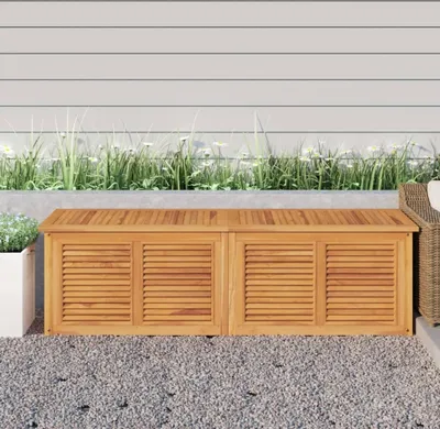 Produktbild von The Living Store Gartenbox mit Beutel 175x50x53 cm Massivholz Teak