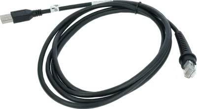 Produktbild von vhbw Universal Datenkabel USB auf RJ45 Stecker für Barcodescanner - Kabel, 1,9 m Schwarz