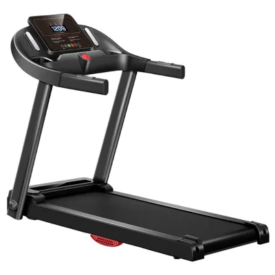 Productafbeelding van ROBORE P9 loopband met 15% hellingshoek – Stille, borstelloze motor van 3,0 PK, opvouwbaar, hartslagmeting, tot 14 km/u, draagvermogen tot 136 kg
