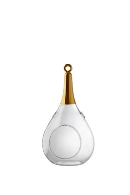 Produktbild von Sompex Taura Wandleuchte, Gold, 30 cm – mundgeblasen und handbemalt