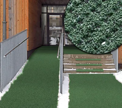 Produktbild von SafeStep AntiRutsch - Sicherheitsmatte PRO Grün 1,20 x 24,00 Meter