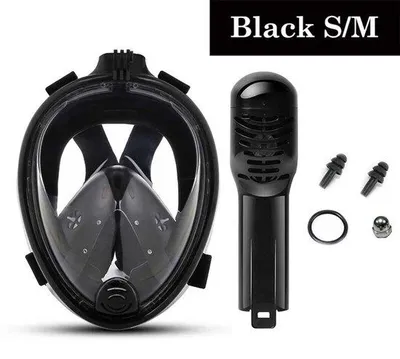 Produktbild von Tauchmaske, Vollgesichts, Anti-Condens, Schnorchel, Tauchbrille