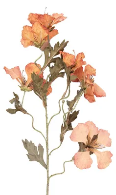 Productafbeelding van Clayre & Eef Kunstbloem, 82 cm, oranje, kunststof