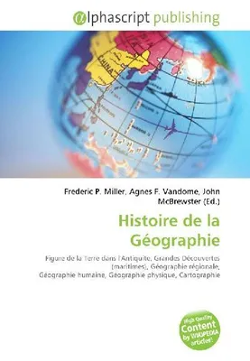 Produktbild von Histoire de la Géographie