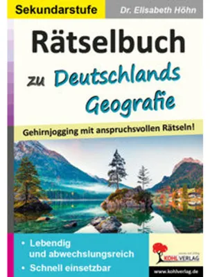 Produktbild von Rätselbuch zu Deutschlands Geografie