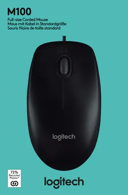 Produktbild von Logitech M100, Maus, (kompatibel mit Windows/macOS/ChromeOS/Linux)