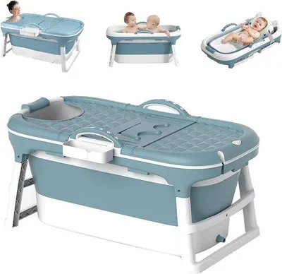 Produktbild von Famanu Baby-Badewanne – Faltbare Badewanne für Babys – Sicherheit und Komfort für die Kleinsten
