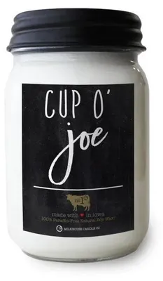 Zdjęcie produktu dla Świeca zapachowa Milkhouse Candle, seria Cup O' Joe, w słoiku Farmhouse (368 g)