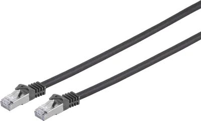 Produktbild von RJ45 Patchkabel, Cat. 7 S/FTP, PUR, schwarz, 1,5m