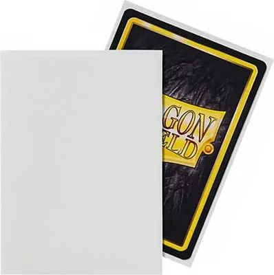 Obrázok produktu pre Ochranné obaly na karty Dragon Shield - Standard Sleeves Matte White (100 ks)