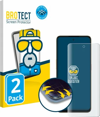 Produktbild von 2x BROTECT Fullscreen Schutzfolie für Nubia Neo 3 Displayschutz Folie Fullcover Matt Entspiegelungsfolie