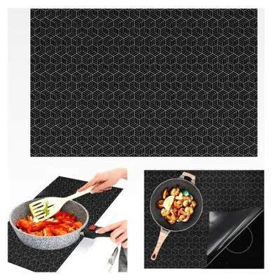 Produktbild von Silikon Schutzmatte für Induktionskochfelder, Hitzebeständige und Rutschfeste Unterlage, Magnetische Induktionsschutzmatte