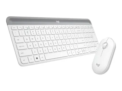 Obrázek produktu pro Logitech MK470 Weiß Deutsch Kabellos
