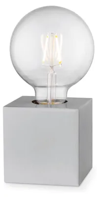 Produktbild von Home Sweet Home Industrielle Tischleuchte Dry Square - gebürsteter Stahl
