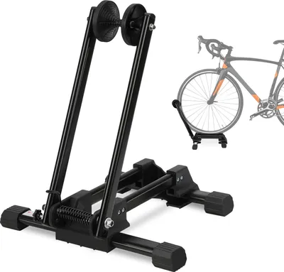 Obrázok produktu pre TolleTour stojan na zadné koleso stojan na bicykel stojan na bicykel stabilný skladací čierny pre 20-29''