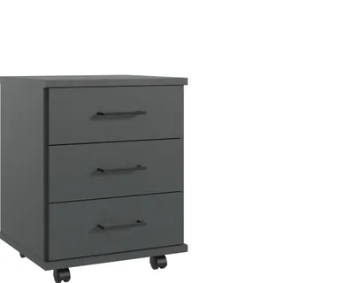 Produktbild von Rollcontainer >HOME DESK< in Graphit - 46x58x40cm (BxHxT)