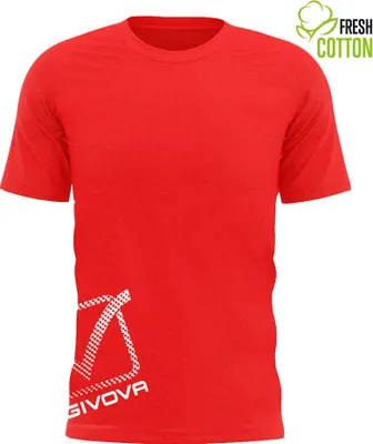 Produktbild von Baumwoll-T-Shirt Givova Reflektierendes Rot